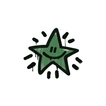 Sealed Graffiti | Shining Star (Jungle Green) image 360x360