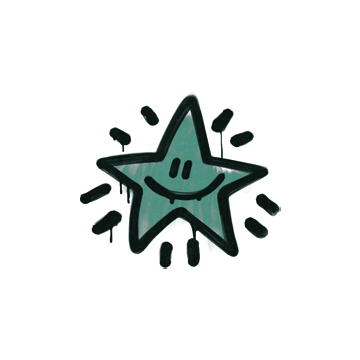 Sealed Graffiti | Shining Star (Frog Green) image 360x360