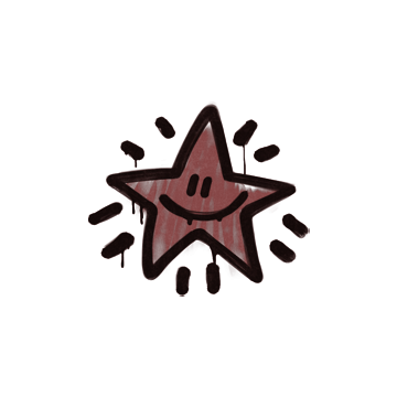 Sealed Graffiti | Shining Star (Brick Red) image 360x360