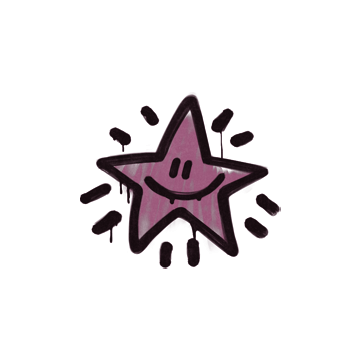 Sealed Graffiti | Shining Star (Princess Pink) image 360x360