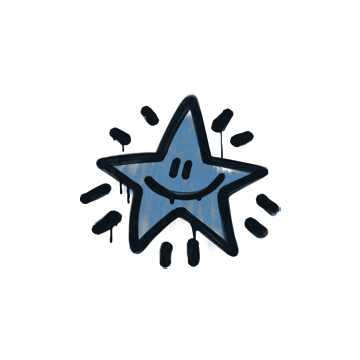 Steam Community Market :: Listings for Sealed Graffiti | Shining Star  (Monarch Blue)