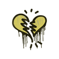 Sealed Graffiti | Broken Heart (Tracer Yellow) image 120x120