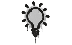 Sealed Graffiti | Lightbulb