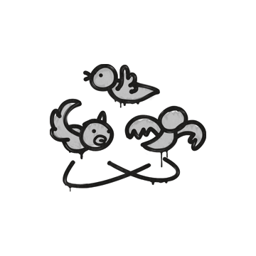 Sealed Graffiti | Dizzy (Shark White) image 360x360