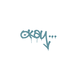 Sealed Graffiti | Okay (Wire Blue)