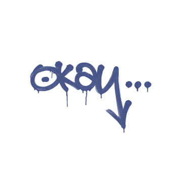 Sealed Graffiti | Okay (SWAT Blue) image 360x360