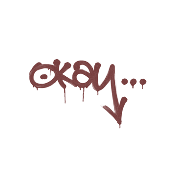 Sealed Graffiti | Okay (Brick Red) image 360x360