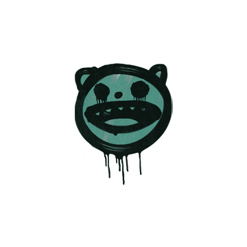 Sealed Graffiti | Happy Cat (Frog Green) image 360x360