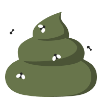 Green poop