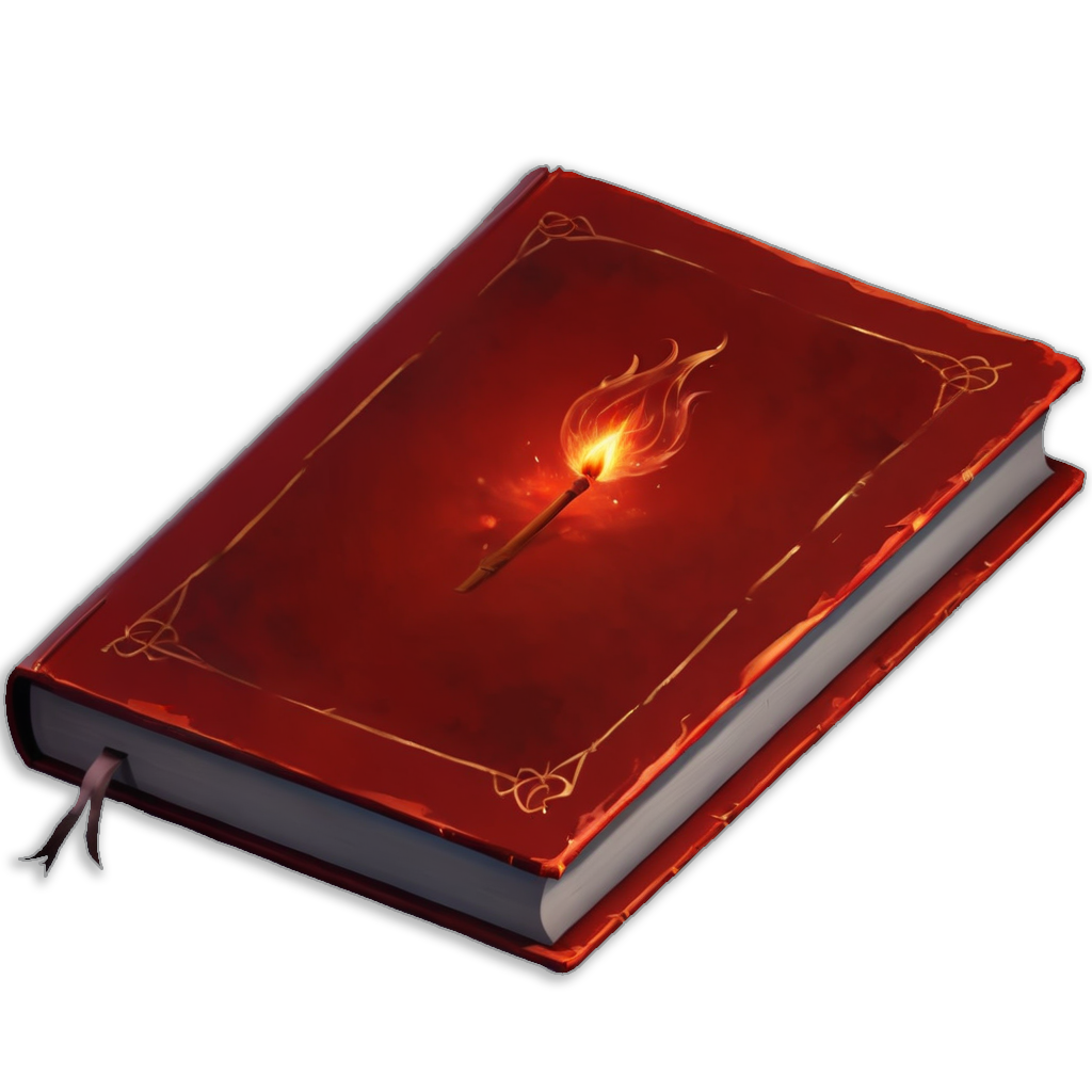 Fire magic spell book