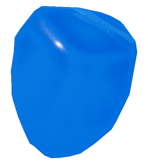 Slime Blue Sharp Rock