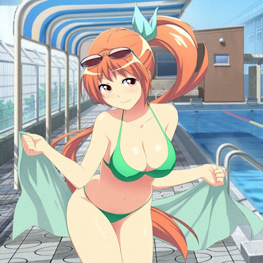 Anime Pool Girl
