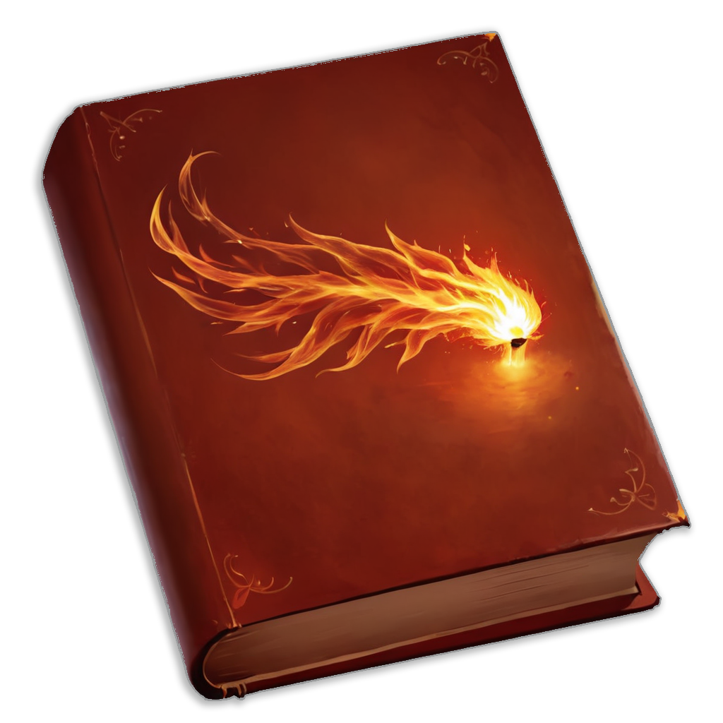 Fire magic spell book