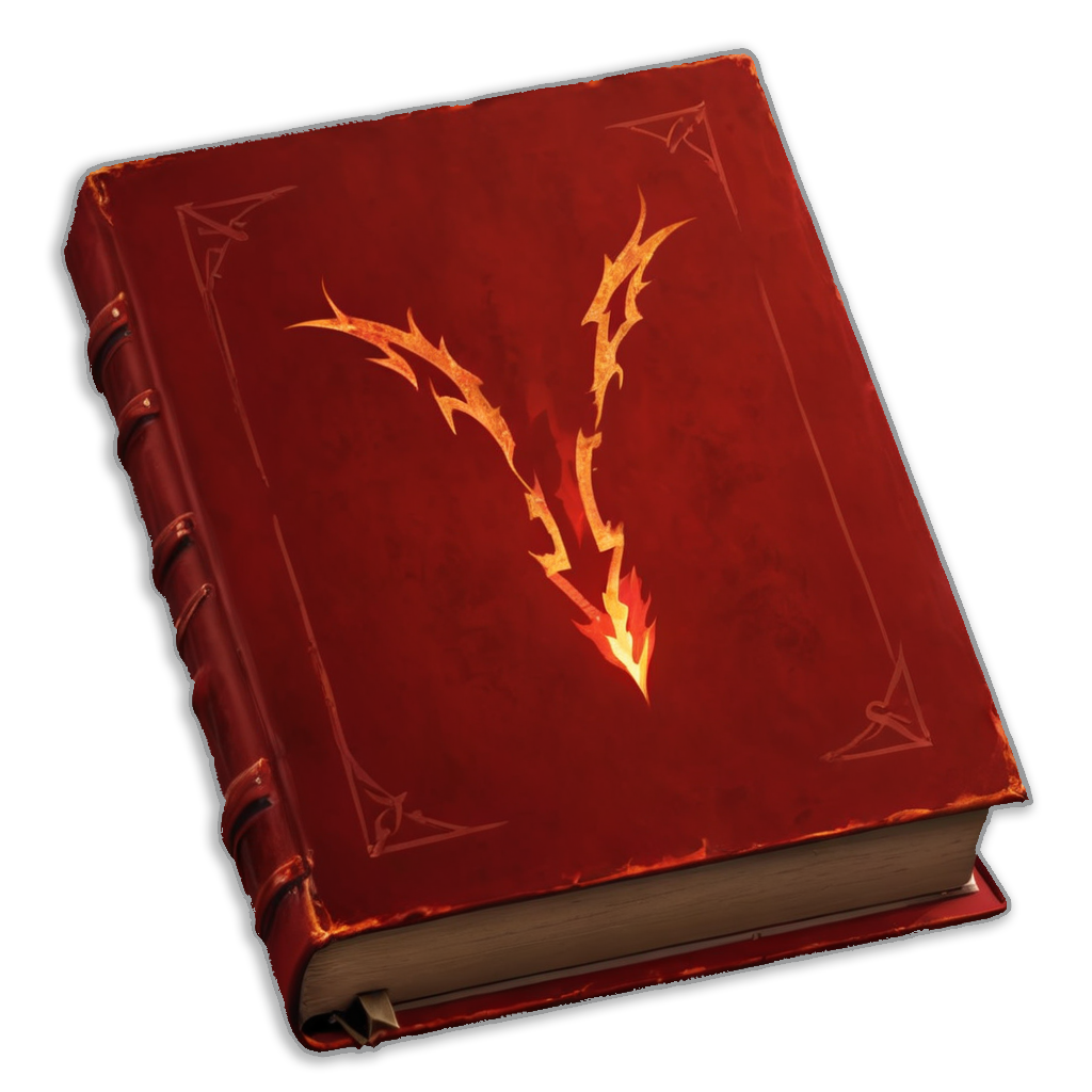 Fire magic spell book