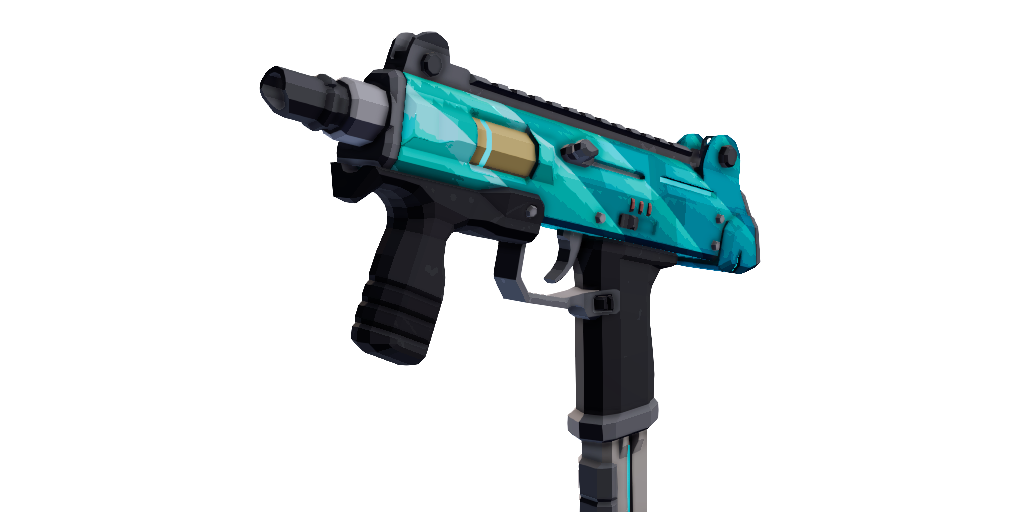 Mac-40 | Blue Shards