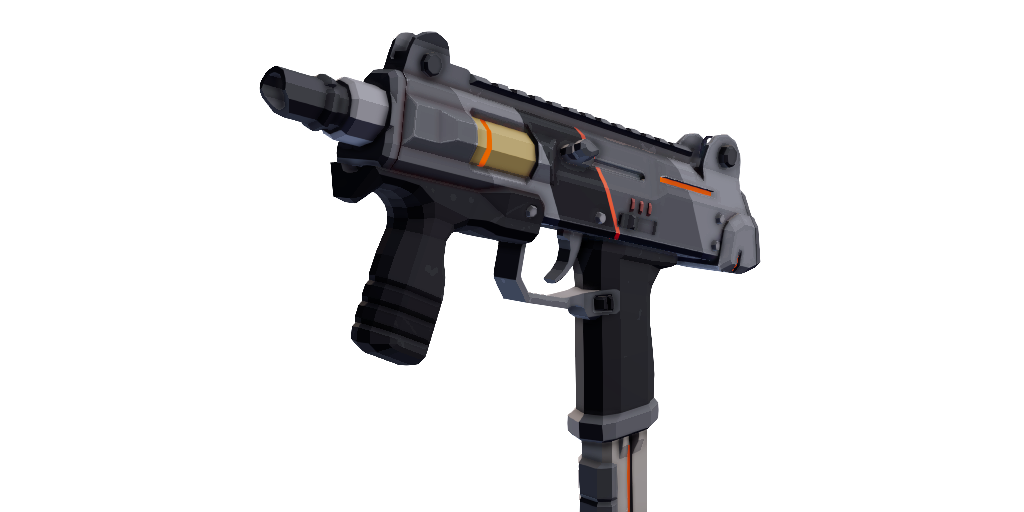 Mac-40 | Diagonal Lines Orange
