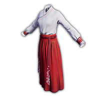 Red Hibiscus Outfit 芙霞衫