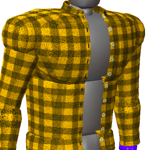 Flannel Shirt (Yellow)