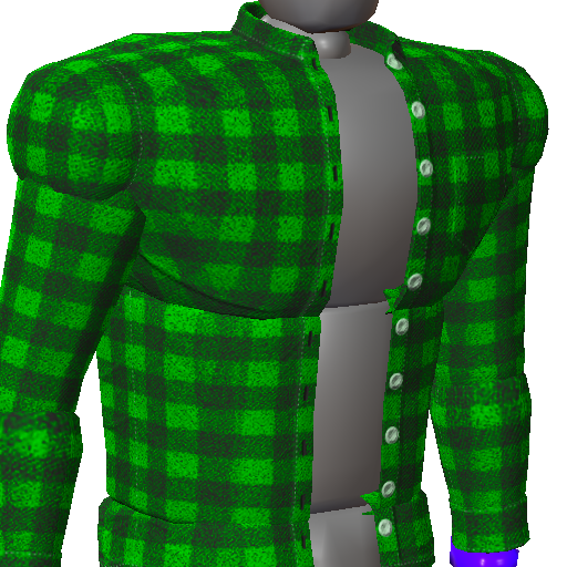 Flannel Shirt (Green)