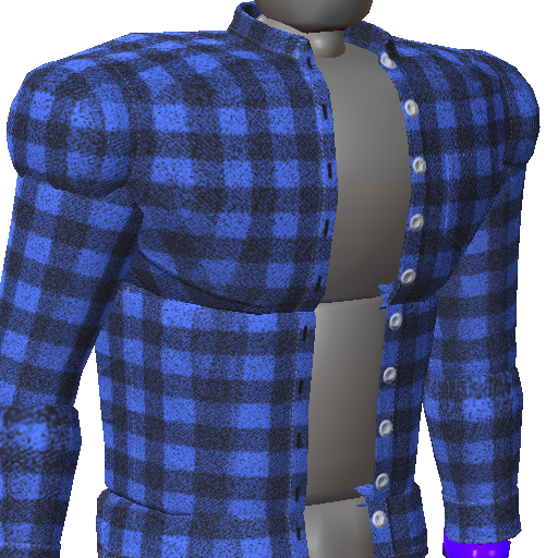 Flannel Shirt (Blue)