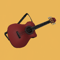 Red Guitar