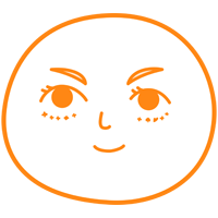 Imitation Omaru Polka Face (Orange) - I have Polka-chan's face?!