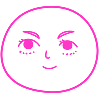 Imitation Omaru Polka Face (Pink) - I have Polka-chan's face?!