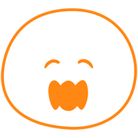 Nekko Face (Orange) - You are Nekko!