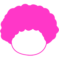 Afro (Pink) - Groovy.