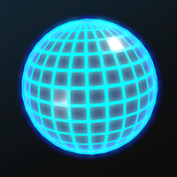 Neon Disco Ball