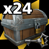 24 Chests with Keys