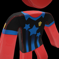 Jersey Black-Blue Stars