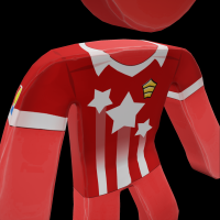 Jersey Red-White Stars