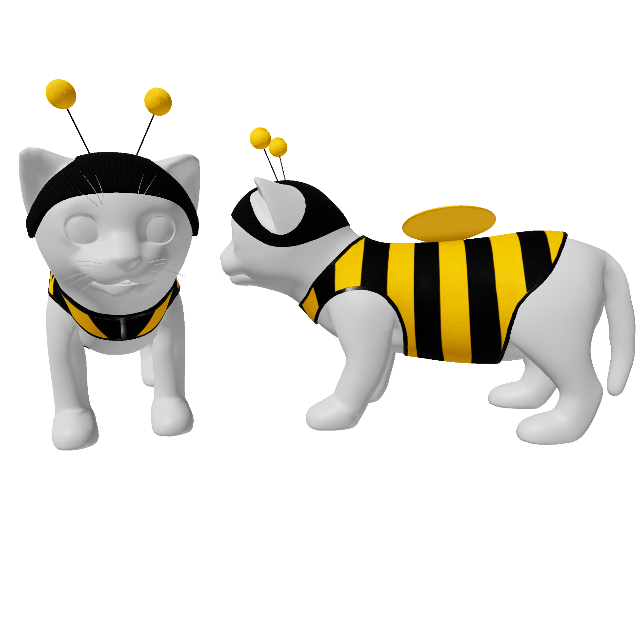 Cat 2 Piece Bee Outfit