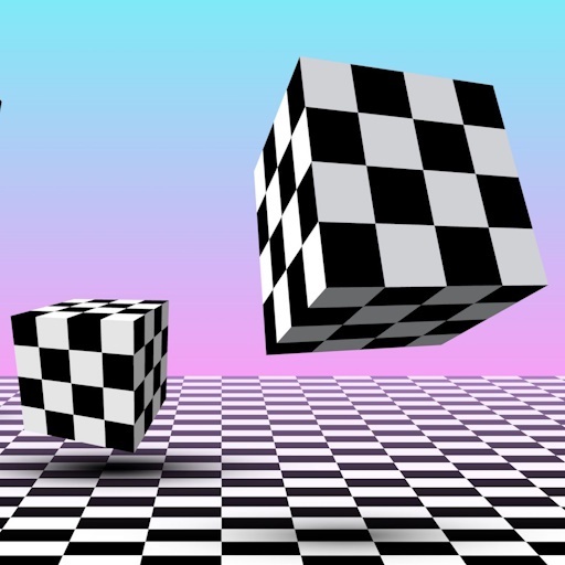 Vaporwave Cubes