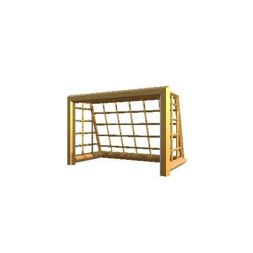 Football Goal Net Gold