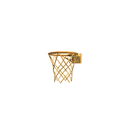 Basketball Net Gold