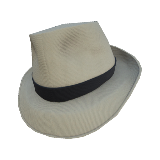 Beige & Black Fedora