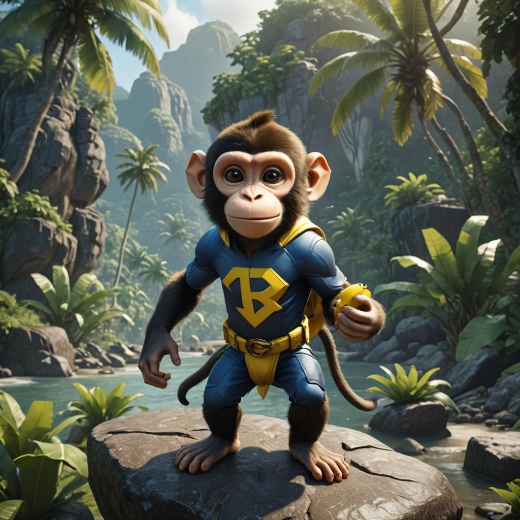 Superhero Monkey