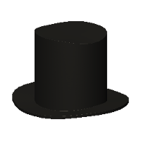 Top Hat - Black