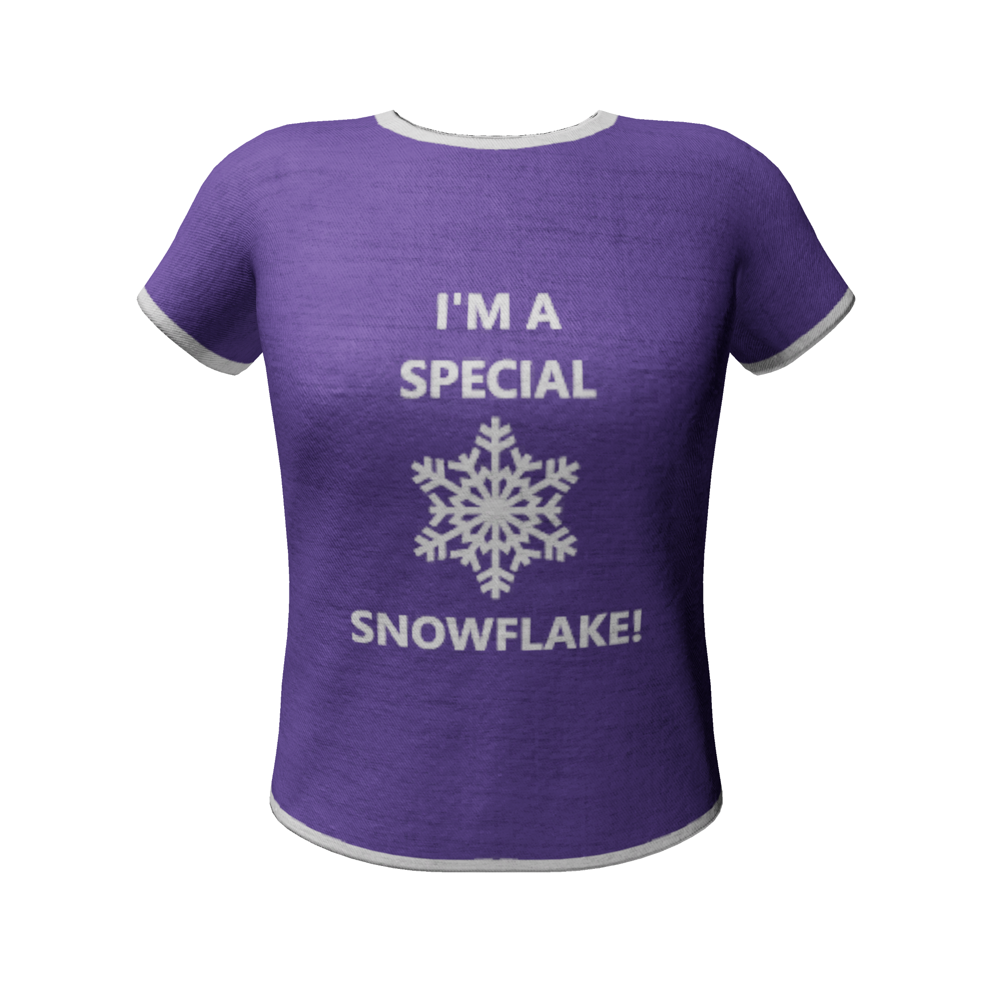 Character I'm A Special Snowflake Pattern