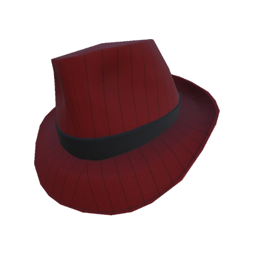 Red Striped Fedora