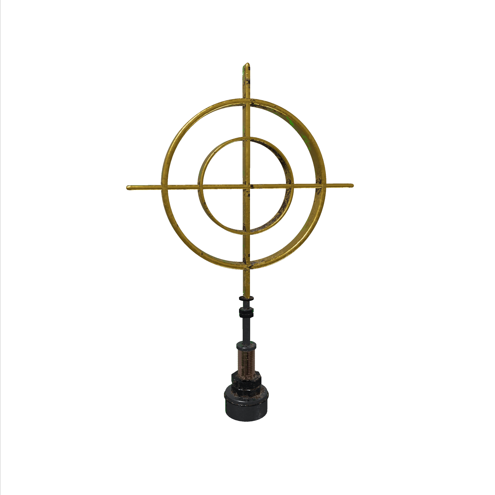 Crosshair Gold Hood Ornament