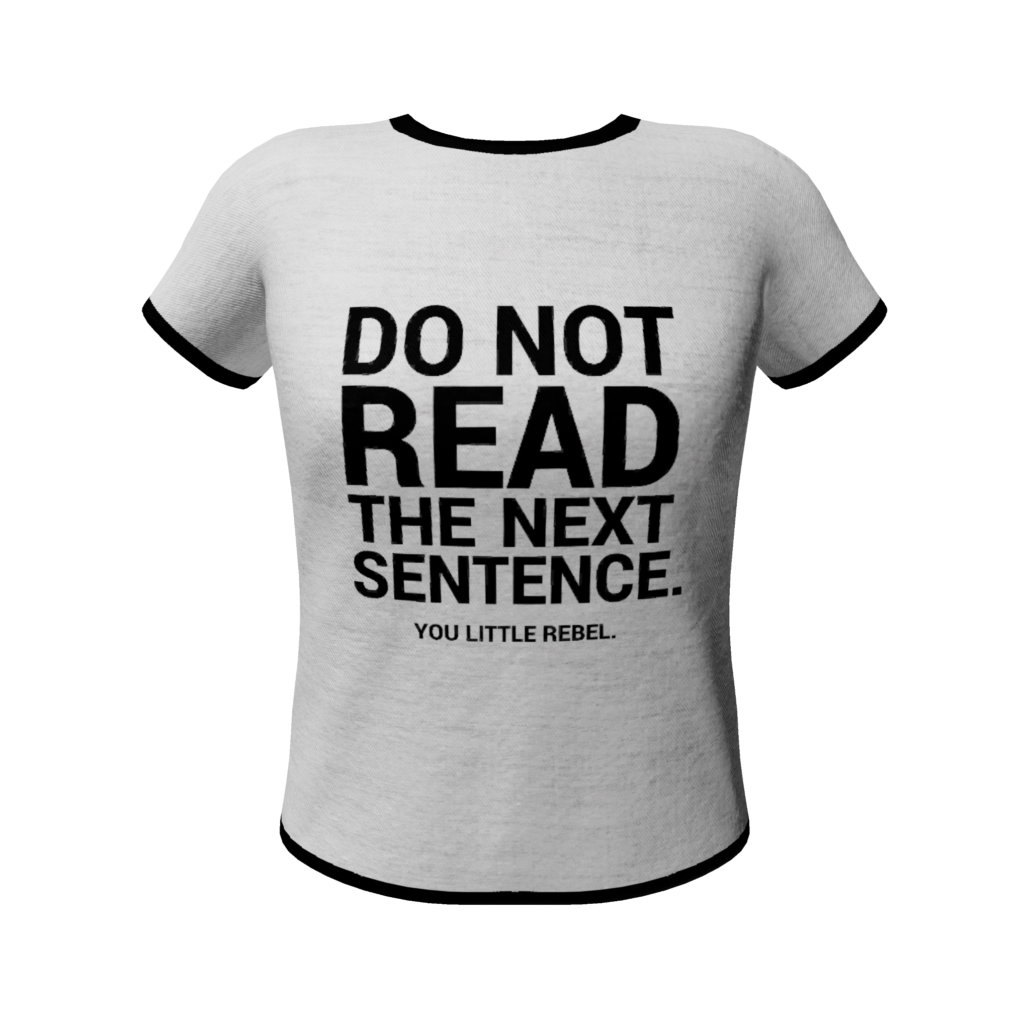 Character Do Not Read The Next Sentence Pattern