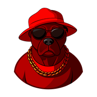 Red Swag Dog