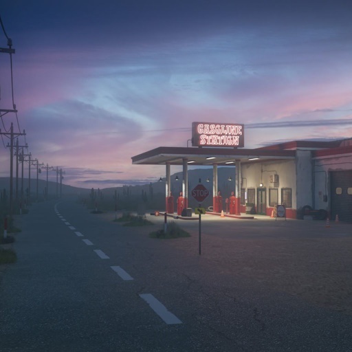 Desert Gas Station