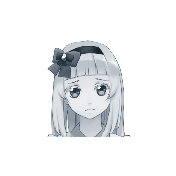 Sad anime girl