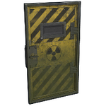 Radioactive Armored Door