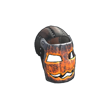 Glowing Metal Pumpkin Mask