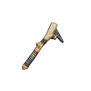 Mosaic Stone Pick Axe